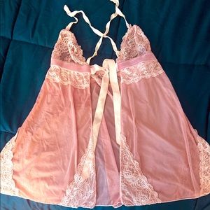 Gently used blush pink lingerie night gown!